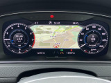 デジタルメータークラスター「Active Info Display」。ナビゲーションのマップやドライビングデータなどを選択して表示可能。