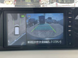 アラウンドビューモニター搭載。上から見下ろしたように液晶に映るのでスムーズな駐車をサポートします。