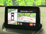 【360&deg;ビューモニター】専用のカメラにより、上から見下ろしたような視点で360度クルマの周囲を確認することができます☆死角部分も確認しやすく、狭い場所での切り返しや駐車もスムーズに行えます。