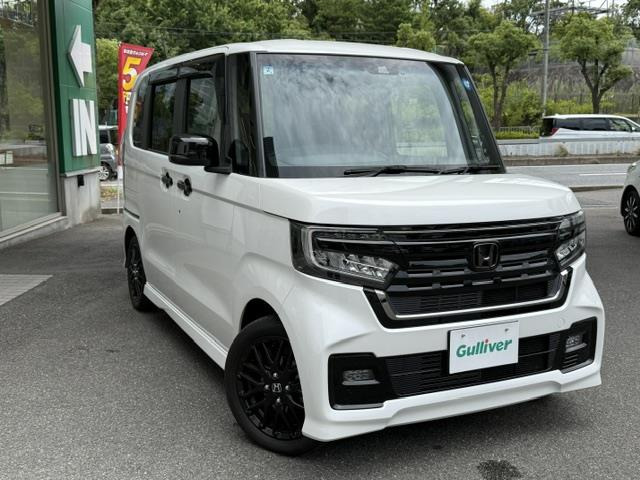 N-BOXカスタム L ターボ スタイルプラス ブラック ワンオーナー 修復歴無し