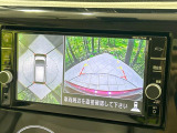 【アラウンドビューモニター】専用のカメラにより、上から見下ろしたような視点で360度クルマの周囲を確認することができます☆死角部分も確認しやすく、狭い場所での切り返しや駐車もスムーズに行えます。