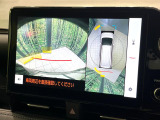 【パノラミックビューモニター】専用のカメラにより、上から見下ろしたような視点で360度クルマの周囲を確認することができます☆死角部分も確認しやすく、狭い場所での切り返しや駐車もスムーズに行えます。