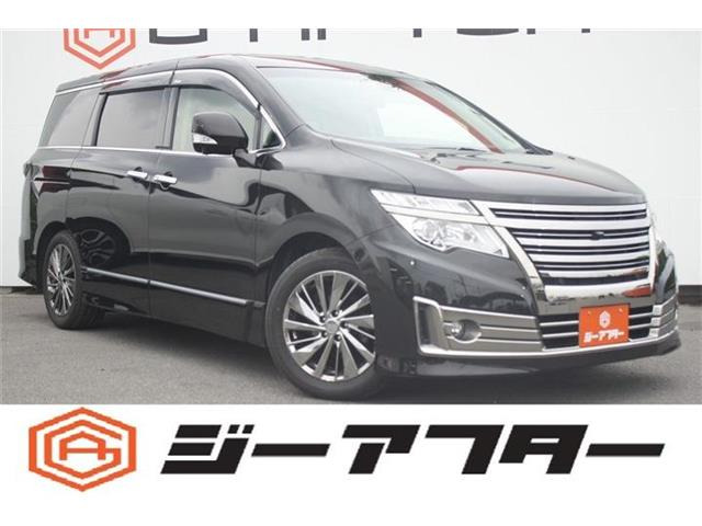 エルグランド 2.5 ライダー ブラックライン 禁煙車 OPメーカーナビ 後席モニター