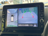 【アラウンドビューモニター】専用のカメラにより、上から見下ろしたような視点で360度クルマの周囲を確認することができます☆死角部分も確認しやすく、狭い場所での切り返しや駐車もスムーズに行えます。