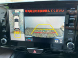 パノラミックビューモニターは全周囲が確認出来て車庫入れが楽になりますよ!!