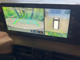 【アラウンドビューモニター】専用のカメラにより、上から見下ろしたような視点で360度クルマの周囲を確認することができます☆死角部分も確認しやすく、狭い場所での切り返しや駐車もスムーズに行えます。