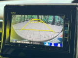 【バックカメラ】駐車時に後方がリアルタイム映像で確認できます。大型商業施設や立体駐車場での駐車時や、夜間のバック時に大活躍!運転スキルに関わらず、今や必須となった装備のひとつです!