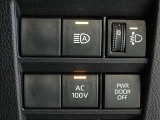 非常時やキャンプなどに役立つAC100Vコンセント付きです。