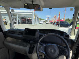 運転席からの視界は広くて快適です!