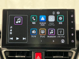 【9インチスマホ連携ディスプレイオーディオ】 対応しているスマホアプリを大画面で使えます!フルセグテレビやラジオの視聴、Bluetooth接続による音楽鑑賞、ハンズフリー通話なども利用可能です。