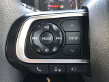 【ステアリングスイッチ】左です。ハンドルから手を離さず、運転に集中したまま手元でオーディオ操作等ができます。