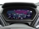 必要に応じてメーター内に地図や車両のインフォメーションなどを切り替え表示できるバーチャルコクピット