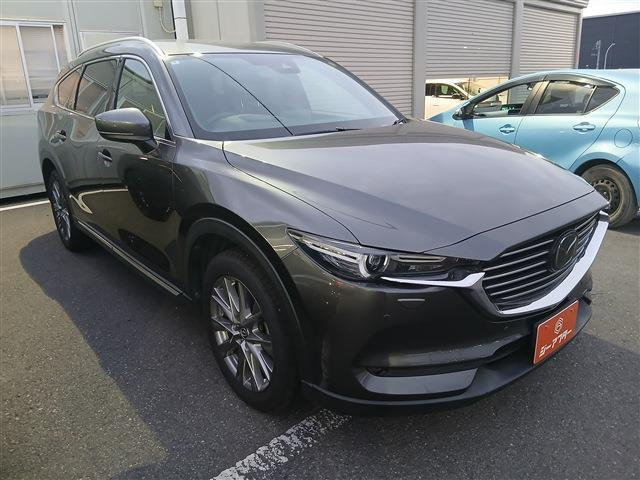 CX-8 2.2 XD プロアクティブ Sパッケージ 4WD 禁煙車 黒革シート 純正8インチナビ