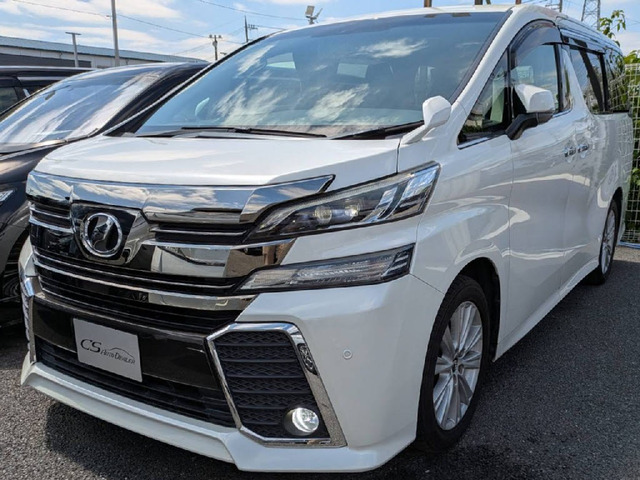 ヴェルファイア 2.5 Z 革調シートカバー 両自ドア リアモニター