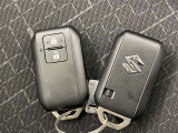 キーを取り出さずにドアを施錠&解錠。クルマの始動も可能です。