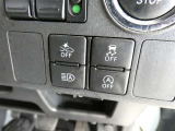 横滑り防止装置付き。ぬかるんだ道や雪道でタイヤが空転するときは、SW、OFFで試みてください。