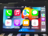 ●Apple Car Play:スマホとの有線接続で、ナビ・オーディオ再生などスマホのアプリ機能が画面でも使える便利機能です!
