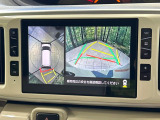 【パノラマモニター】専用のカメラにより、上から見下ろしたような視点で360度クルマの周囲を確認することができます☆死角部分も確認しやすく、狭い場所での切り返しや駐車もスムーズに行えます。