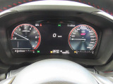 12.3インチフル液晶メーター。運転に必要な情報をわかりやすく表示しています
