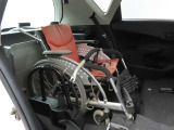 車いすは、参考の為に載せています。車両には付いていませんので、ご了承ください。