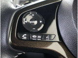 ステアリングスイッチ付き。前方から目を離すことなく操作することが可能です。