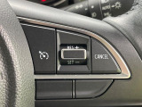 【クルーズコントロール】高速道路もラクラク走行。アクセルを離しても一定速度で走行ができ、長距離運転時の負担を軽減!加速・減速も簡単なスイッチ操作で調整できます。