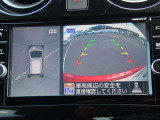 上からの視点で狭い駐車場への駐車などに役立つアラウンドビューモニターです♪