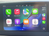 ●Apple Car Play:スマホとの有線接続で、ナビ・オーディオ再生などスマホのアプリ機能が画面でも使える便利機能です!