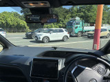 運転席からの視界は広くて快適です!