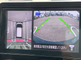 【アラウンドビューモニター】車両周辺をモニターで確認できて、駐車が苦手な人でもスムーズに駐車できます