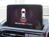 障害物への接近を音で知らせるクリアランスソナーを備えています。バックカメラの取り付けについてはスタッフにお問い合わせください。