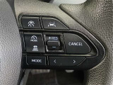 ステアリング右側には、運転支援機能を手元で操作できるスイッチ類を配置しています