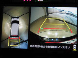パノラミックビューモニター付きです。全方向の確認ができて安心です。