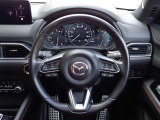 ステアリング周りはスッキリしていて運転に集中できます。