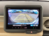 後方確認はバックカメラにお任せ♪後退時に便利で、駐車が楽になります♪