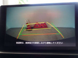 バックガイドモニターを装備しています、車庫入れもラクラクです。