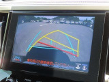 バックモニター付きでガイドラインがモニターに表示され、車庫入れや縦列駐車などの際に役立ちます!