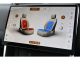 2024モデルからのモデルは物理スイッチが廃止されエアコン/シートヒーターの調整は、液晶にて操作となり車内がよりスッキリと洗練されモダンラグジュアリーな空間となります。
