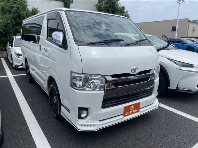 ハイエースバン 3.0 スーパーGL ダークプライム ロング ディーゼル 禁煙車 純正ナビ ...