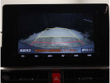 バックモニターで狭い場所や車庫入れもスイスイ、ラクラク! ですが、目視は忘れずにお願いします!