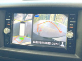 【アラウンドビューモニター】専用のカメラにより、上から見下ろしたような視点で360度クルマの周囲を確認することができます☆死角部分も確認しやすく、狭い場所での切り返しや駐車もスムーズに行えます。