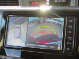バックカメラの他に上から見下ろしたような画像が見れるアラウンド(全方位)モニター。前後左右を把握できます!