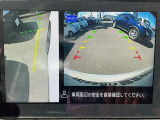 【アラウンドビューモニター】周囲を見渡せる映像で、スムースな駐車をサポートします