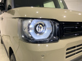 LEDヘッドライトで夜道も安心!