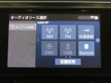 トヨタ純正9インチディスプレイオーディオ装備。