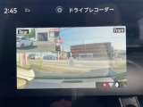 ナビでドラレコの映像が確認できます。