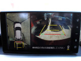 360度全方位カメラ、ガイドライン付きバックカメラ