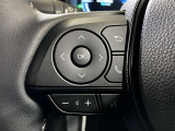 ステアリングスイッチ付き。前方から目を離すことなく操作することが可能です。