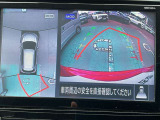空から見ているような視点で周囲が確認できるアラウンドビューモニター、進行方向周辺の移動物を感知する&rdquo;MOD&rdquo;機能付きで安心です。