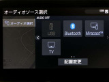 ラジオ、フルセグテレビ、CD再生、DVD再生、SD再生(音楽/動画)、SD録音(別途SDカードが必要です)、Bluetoothオーディオが使用可能です。詳しい仕様についてはスタッフまで。